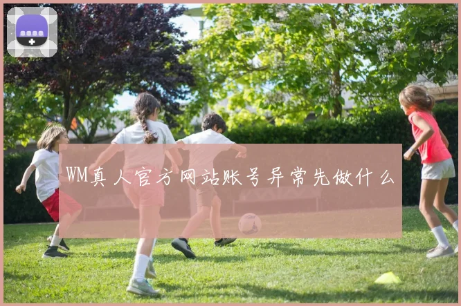 WM真人官方网站账号异常先做什么